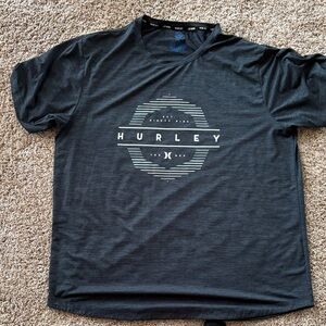 Hurley Men's Charcoal Graphic Tee